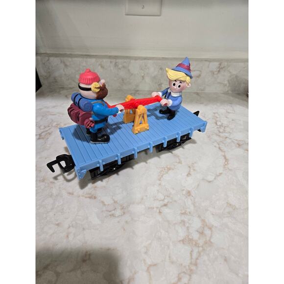 Vintage Rudolph's Red Nose Express Hand Car  Replacement Yukon  Hermey  Elf - Picture 1 of 5